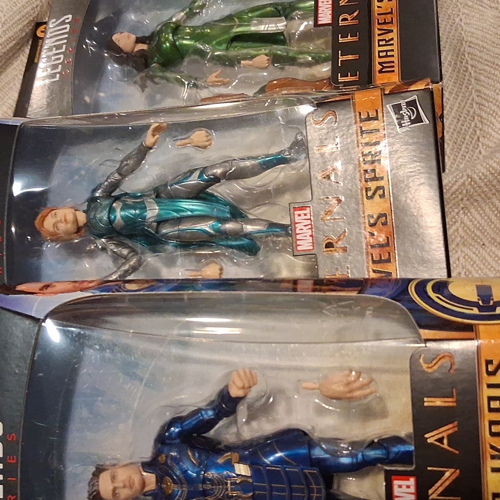 3/7 of Marvel Eternals Figures